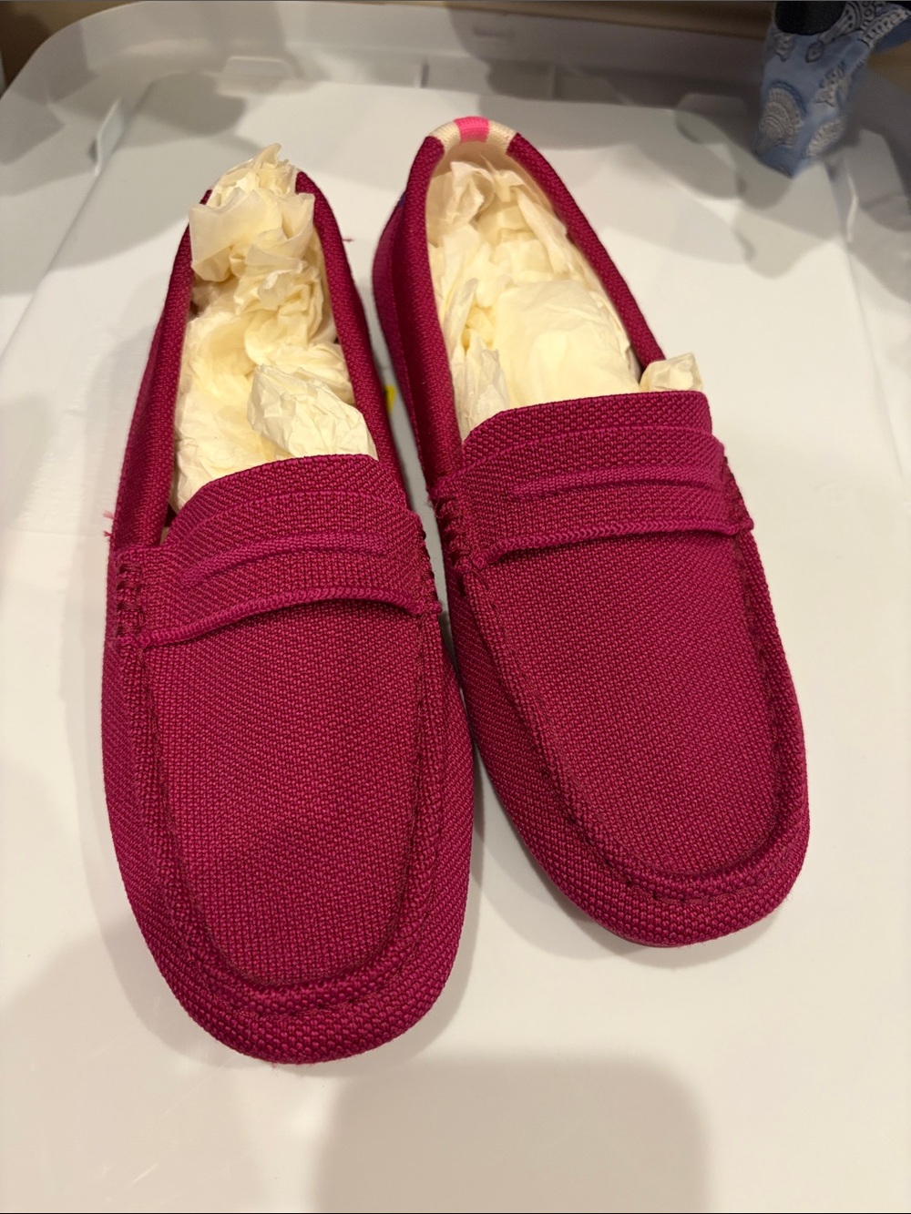 Rothy's Women's Slip-On Loafers in Berry